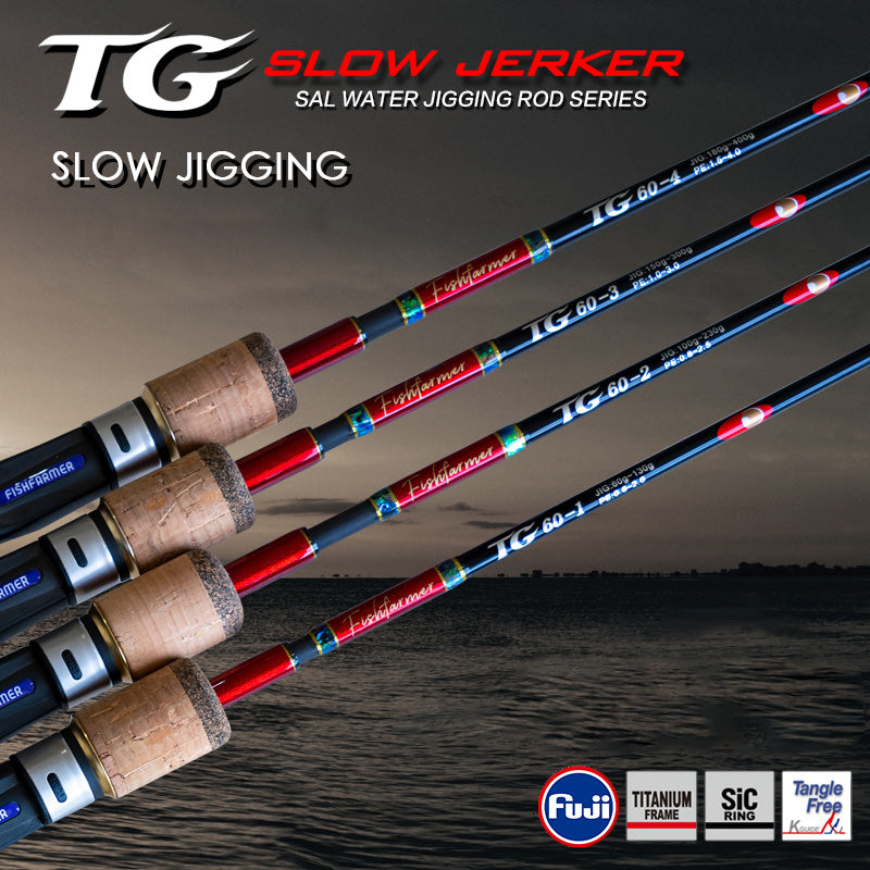 Fishfarmer TG slow jigging rods – Maxocer